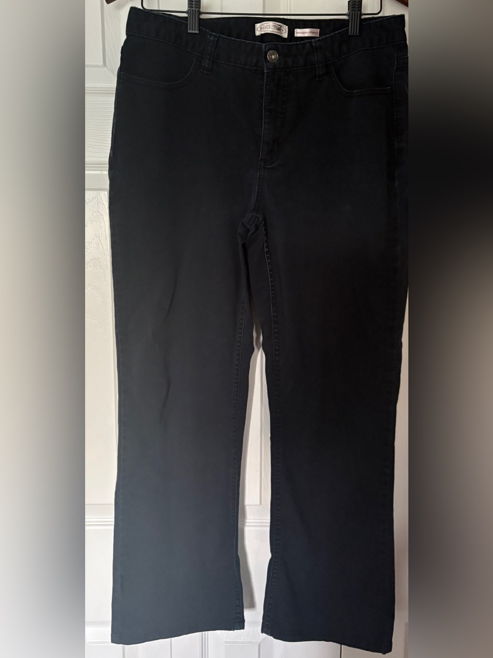 Northern Reflections Weekend Stretch Black Ankle Pants Size 10 / Fits 12 or 33"W